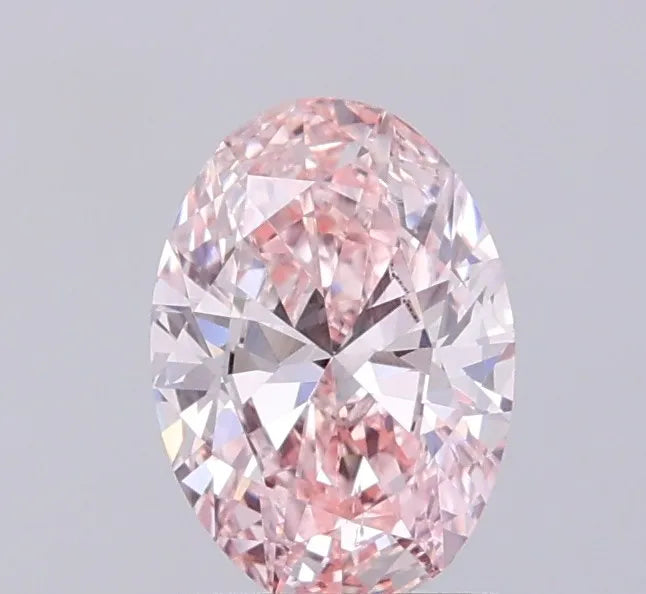 1.02ct Oval Lab Grown Diamond (Colour Fancy Intense Pink, Clarity SI1, IGI Certified)