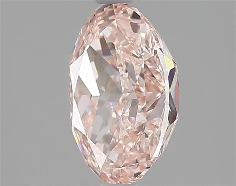 2.02ct Oval Lab Grown Diamond (Colour Fancy Vivid Pink, Clarity VVS2, IGI Certified)