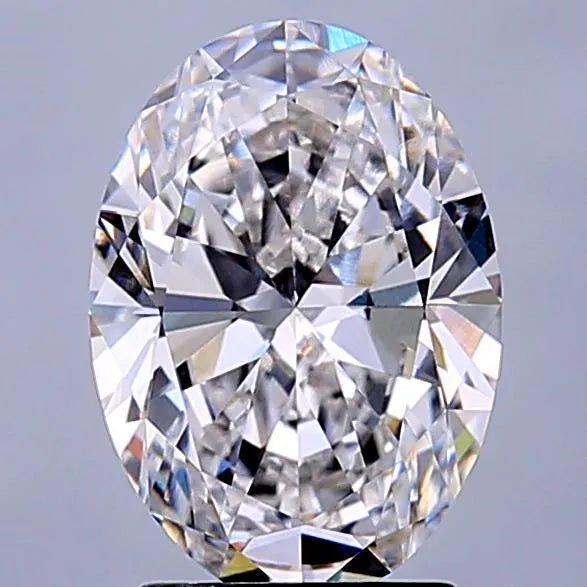 2.11ct Oval Lab Grown Diamond (Colour E, Clarity VVS2, IGI Certified)