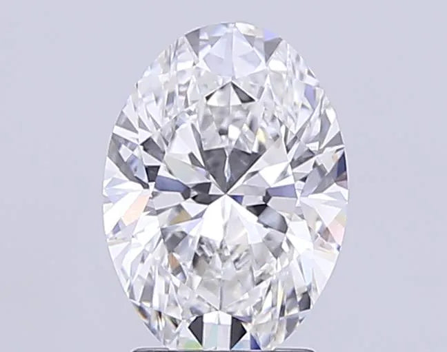 2.71ct Oval Lab Grown Diamond (Colour F, Clarity VVS2, GIA Certified)