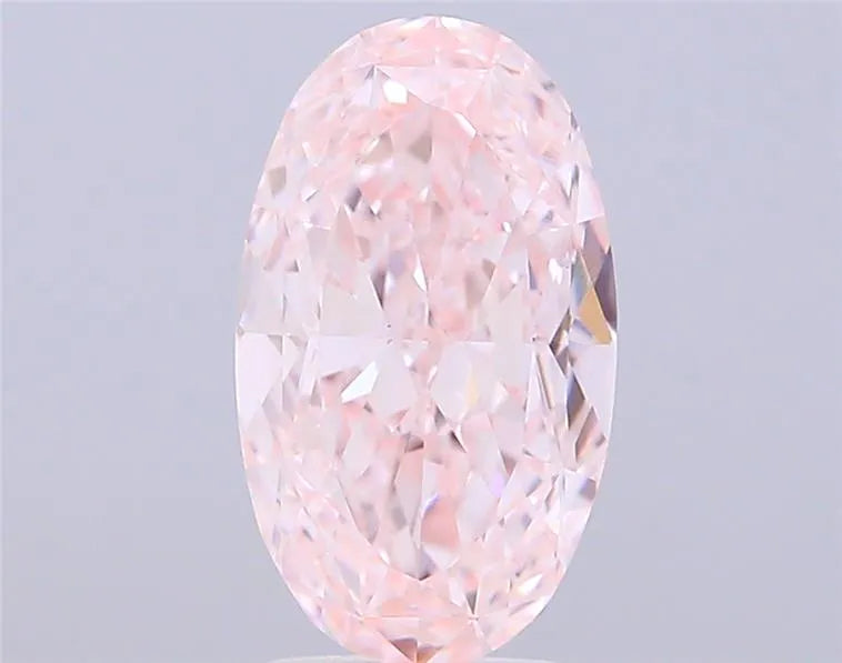 3.01ct Oval Lab Grown Diamond (Colour Fancy Pink, Clarity VVS2, IGI Certified)