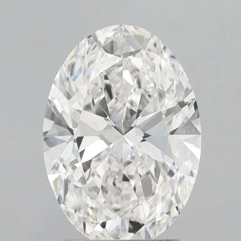 3.05ct Oval Lab Grown Diamond (Colour E, Clarity VVS1, IGI Certified)