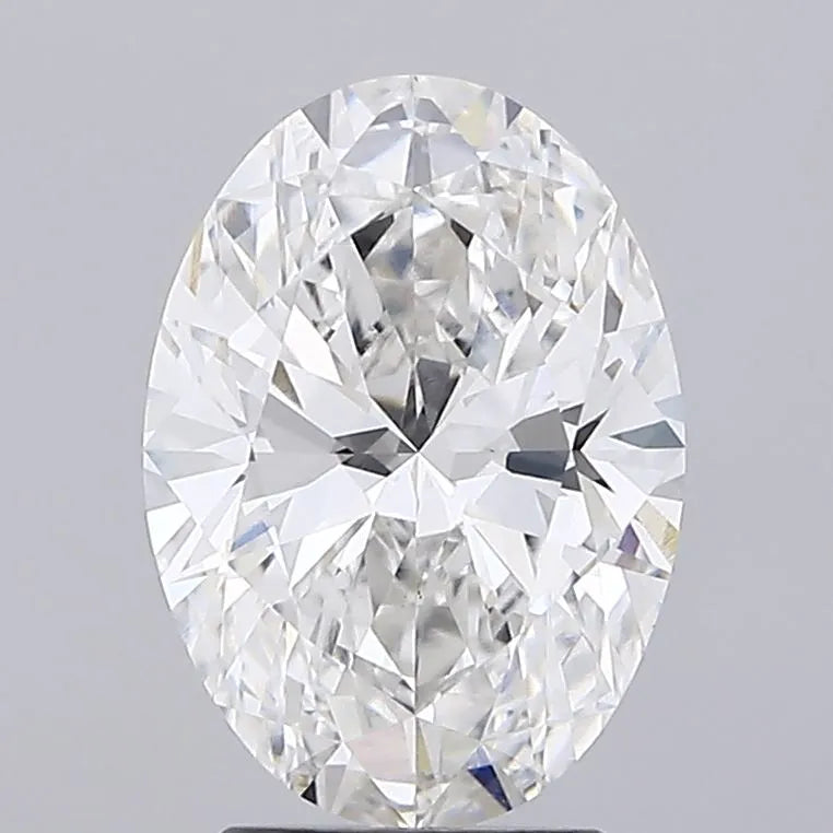 3.09ct Oval Lab Grown Diamond (Colour F, Clarity VVS2, IGI Certified)