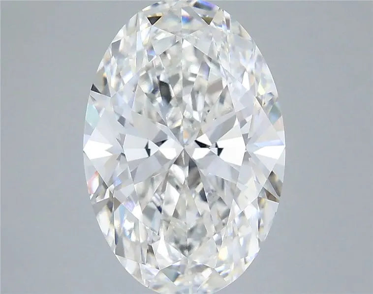 4.35ct Oval Lab Grown Diamond (Colour F, Clarity VVS2, IGI Certified)
