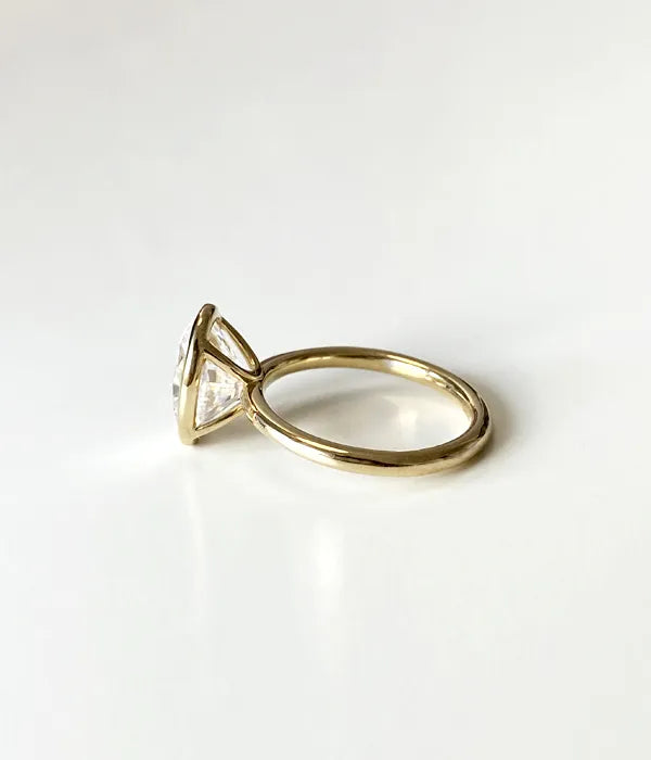 Classic Bezel Solitaire Engagement Ring