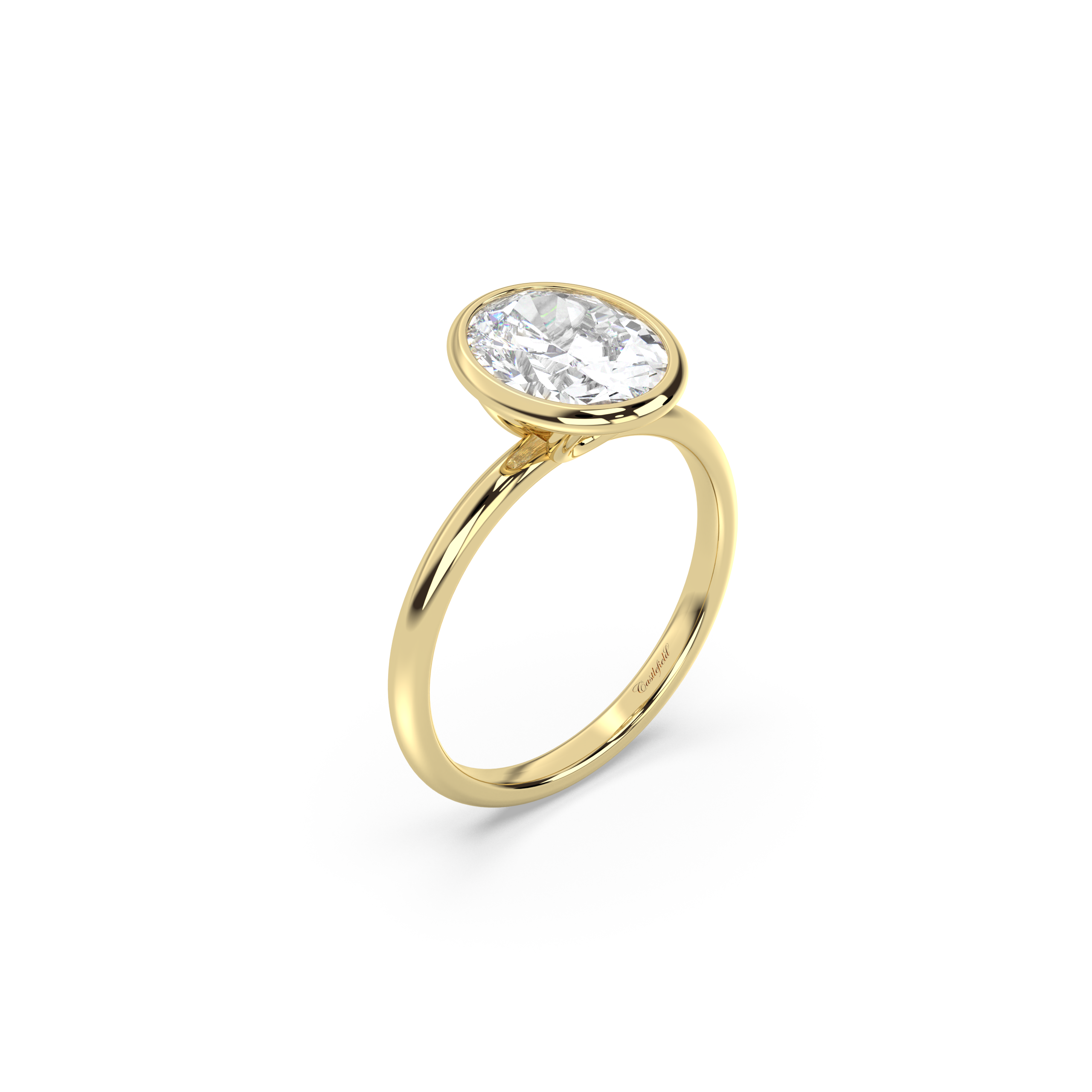Classic Bezel Solitaire Engagement Ring