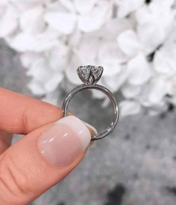 Classic Petal Diamond Ring