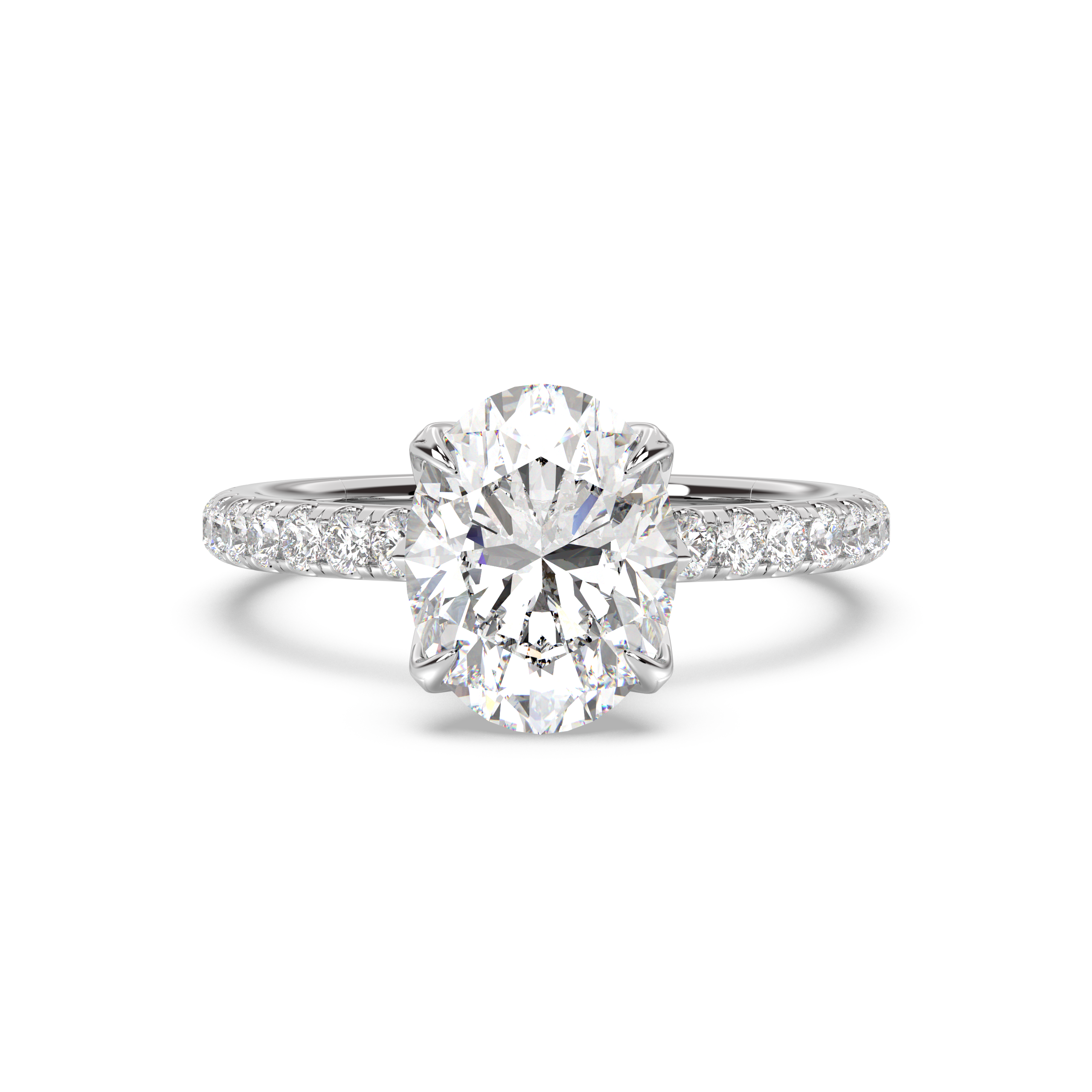 Secret Garden Pavé Band Diamond Ring