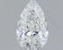 0.50ct Pear Lab Grown Diamond (Colour E, Clarity SI1, IGI Certified)