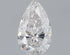 0.51ct Pear Lab Grown Diamond (Colour E, Clarity SI1, IGI Certified)