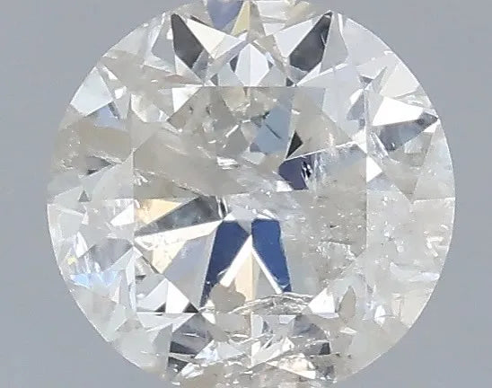 0.54ct Round Natural Diamond (Colour I, Clarity I3, Cut GD, IGI Certified)