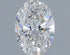 0.55ct Oval Lab Grown Diamond (Colour F, Clarity SI1, IGI Certified)