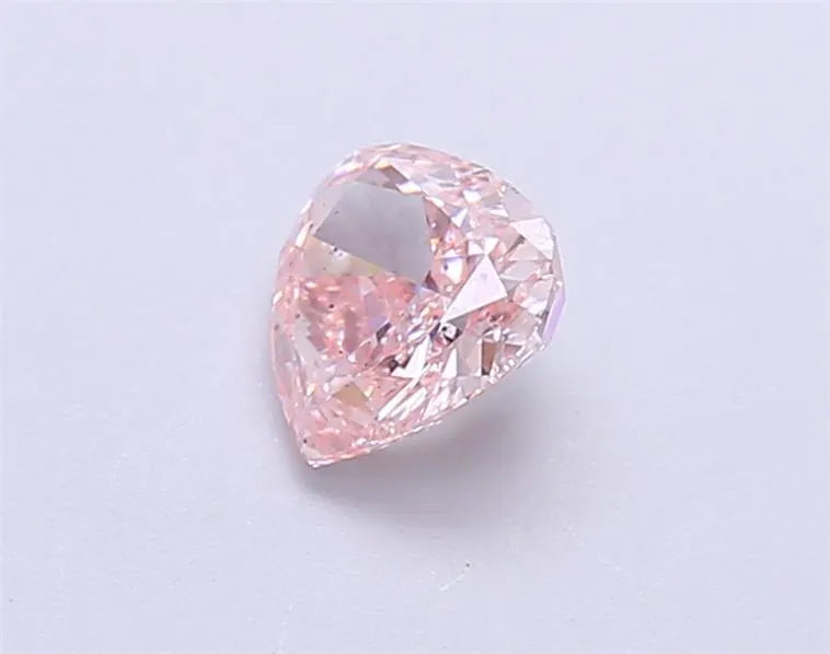 0.72ct Pear Lab Grown Diamond (Colour Fancy Pink, Clarity SI1, IGI Certified)