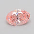0.73ct Oval Lab Grown Diamond (Colour Fancy Vivid Pink, Clarity VVS2, IGI Certified)