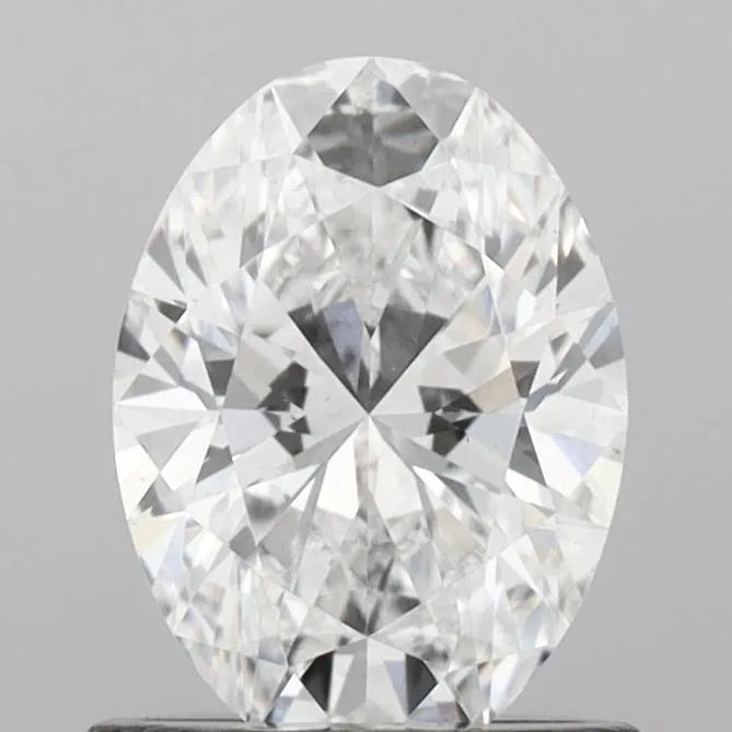 0.91ct Oval Lab Grown Diamond (Colour D, Clarity VS1, IGI Certified)