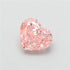0.96ct Heart Lab Grown Diamond (Colour Fancy Intense Pink, Clarity SI1, IGI Certified)