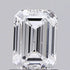 1.00ct Emerald Lab Grown Diamond (Colour D, Clarity SI1, IGI Certified)