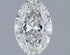 1.00ct Oval Lab Grown Diamond (Colour F, Clarity SI1, IGI Certified)