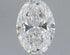 1.02ct Oval Lab Grown Diamond (Colour F, Clarity VS2, IGI Certified)