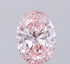 1.02ct Oval Lab Grown Diamond (Colour Fancy Intense Pink, Clarity SI1, IGI Certified)