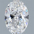 1.40ct Oval Lab Grown Diamond (Colour D, Clarity VVS2, IGI Certified)