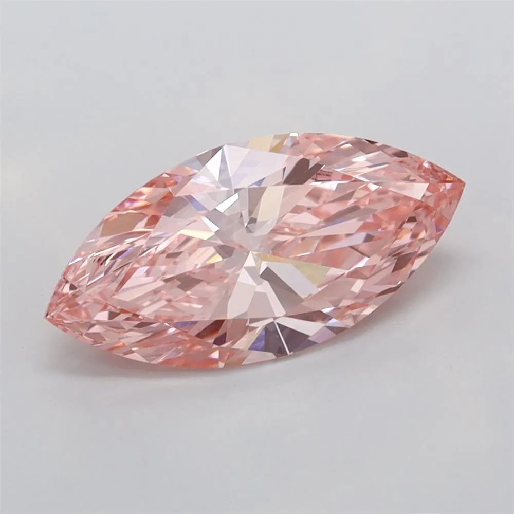 1.52ct Marquise Lab Grown Diamond (Colour Fancy Vivid Pink, Clarity VVS2, IGI Certified)