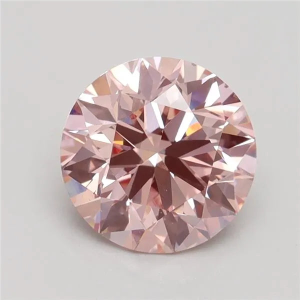 1.80ct Round Lab Grown Diamond (Colour Fancy Intense Pink, Clarity VS2, Cut EX, IGI Certified)