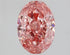 1.89ct Oval Lab Grown Diamond (Colour Fancy Vivid Pink, Clarity SI1, IGI Certified)