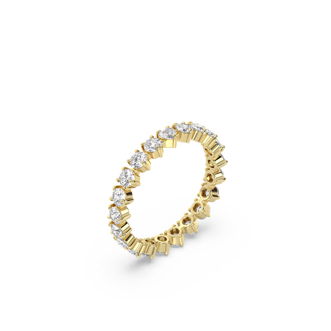 Exceptional Etoile Band – with One Heart Stone