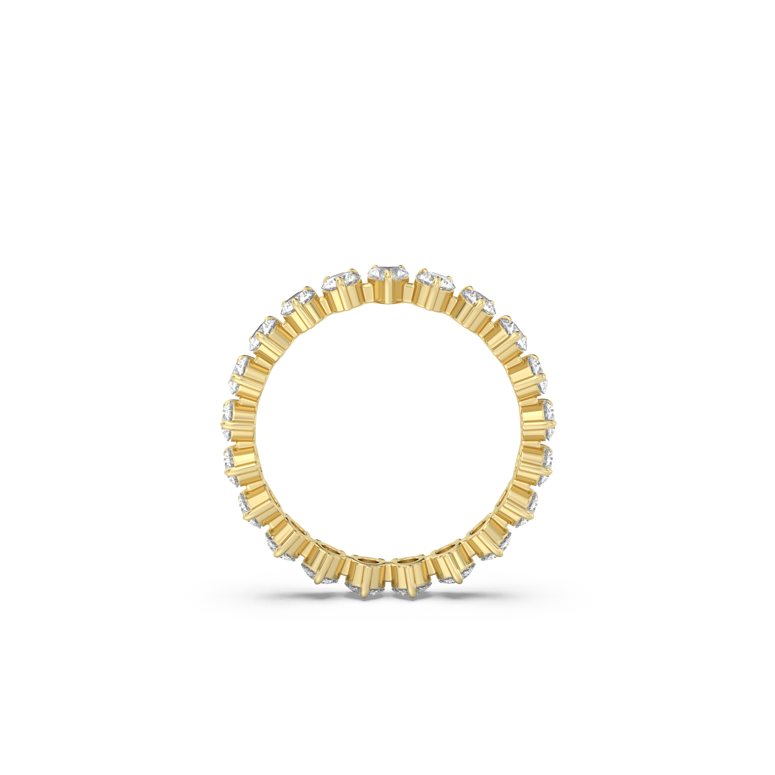 Exceptional Etoile Band – with One Heart Stone