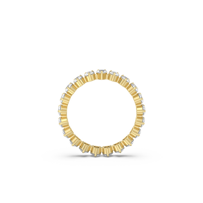 Exceptional Etoile Band – with One Heart Stone