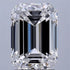 2.00ct Emerald Lab Grown Diamond (Colour E, Clarity VS1, IGI Certified)