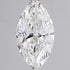 2.00ct Marquise Lab Grown Diamond (Colour F, Clarity SI1, IGI Certified)