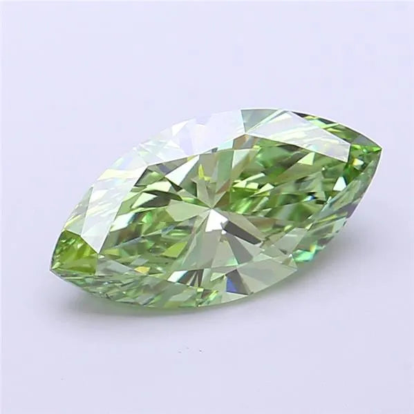 2.00ct Marquise Lab Grown Diamond (Colour Fancy Vivid Green, Clarity VS2, IGI Certified)