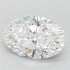 2.00ct Oval Lab Grown Diamond (Colour D, Clarity IF, IGI Certified)