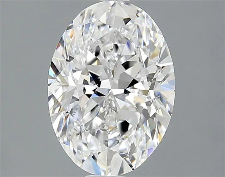 2.00ct Oval Lab Grown Diamond (Colour D, Clarity SI1, IGI Certified)