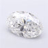 2.00ct Oval Lab Grown Diamond (Colour D, Clarity VS2, IGI Certified)