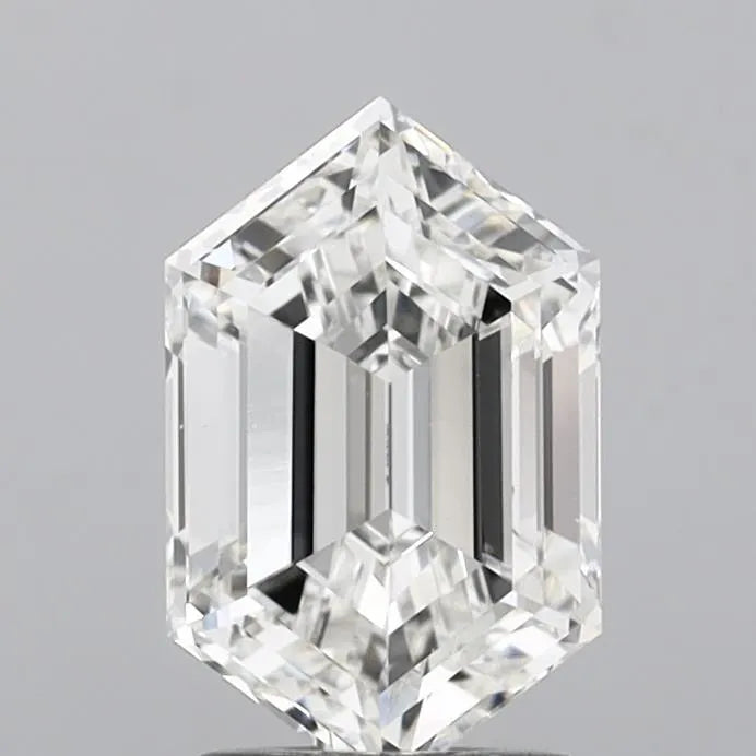 2.01ct Hexagonal Lab Grown Diamond (Colour F, Clarity VS1, IGI Certified)