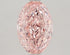2.03ct Oval Lab Grown Diamond (Colour Fancy Vivid Pink, Clarity VVS2, IGI Certified)