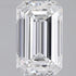2.04ct Emerald Lab Grown Diamond (Colour E, Clarity VVS2, IGI Certified)