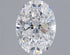 2.04ct Oval Lab Grown Diamond (Colour D, Clarity SI1, IGI Certified)