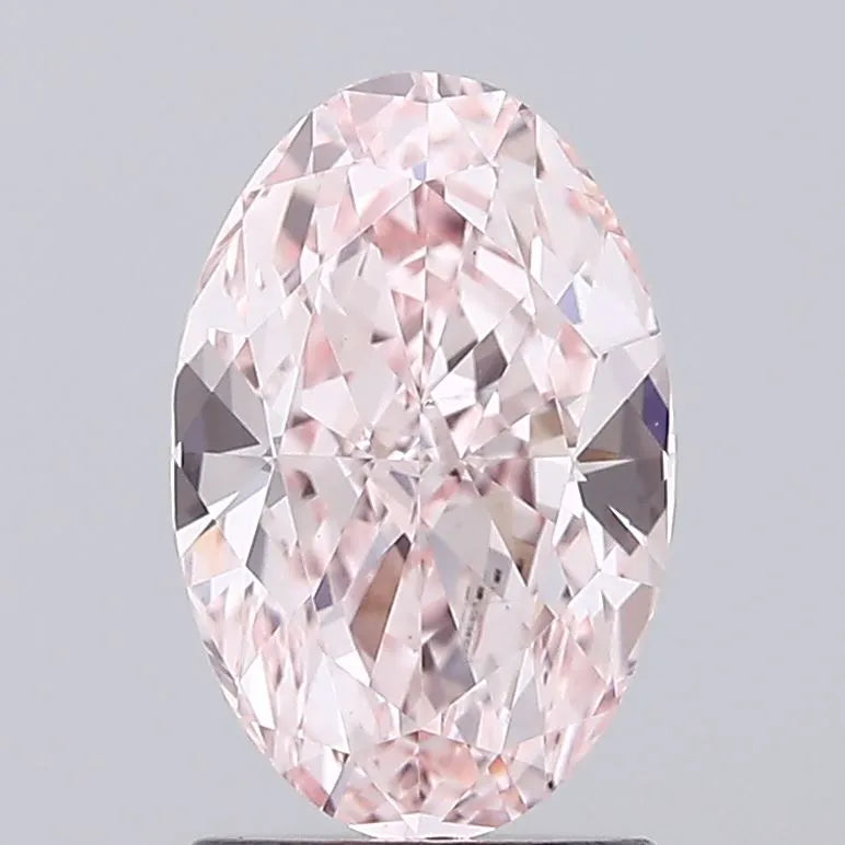 2.04ct Oval Lab Grown Diamond (Colour Fancy Intense Pink, Clarity VS1, IGI Certified)