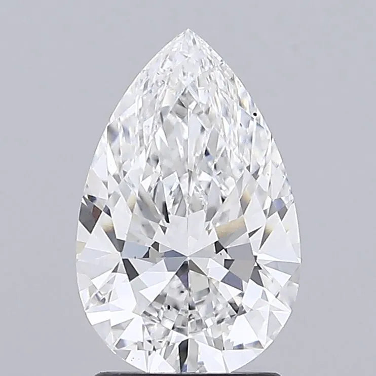 2.04ct Pear Lab Grown Diamond (Colour E, Clarity VS2, IGI Certified)