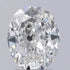 2.05ct Oval Lab Grown Diamond (Colour F, Clarity VVS2, IGI Certified)