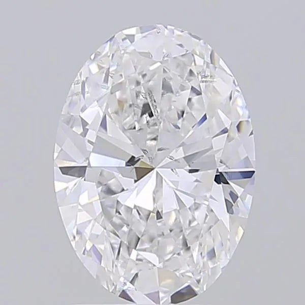 2.08ct Oval Lab Grown Diamond (Colour D, Clarity SI1, IGI Certified)