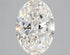 2.08ct Oval Lab Grown Diamond (Colour F, Clarity SI1, IGI Certified)