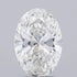 2.16ct Oval Lab Grown Diamond (Colour F, Clarity VVS2, IGI Certified)
