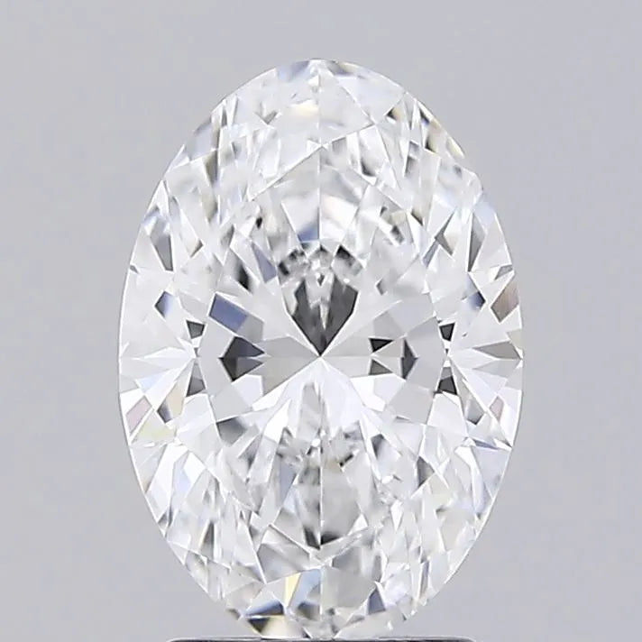 2.20ct Oval Lab Grown Diamond (Colour D, Clarity VVS2, IGI Certified)