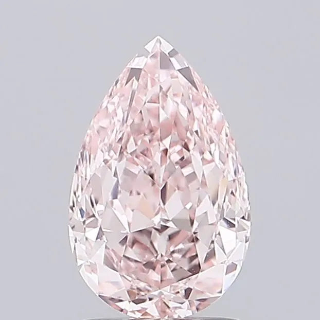 2.28ct Pear Lab Grown Diamond (Colour Fancy Intense Pink, Clarity VVS2, IGI Certified)