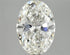 2.45ct Oval Lab Grown Diamond (Colour F, Clarity VVS2, IGI Certified)